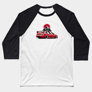 Red Impreza 22B WRX STI JDM Baseball T-Shirt